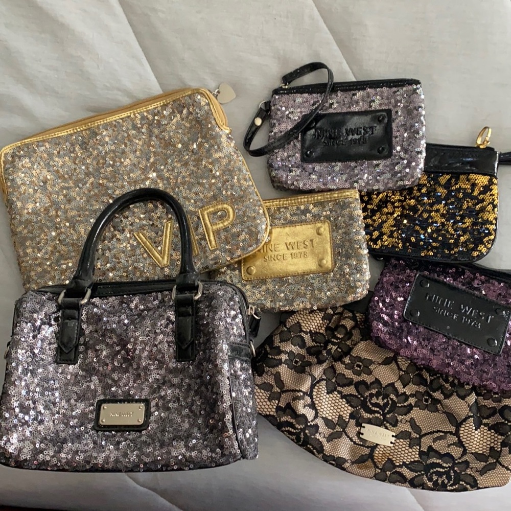 Lot of Nine West purses